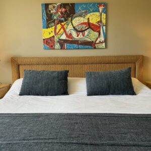 Letto matrimoniale Camera Junior Suite Hotel Cassis