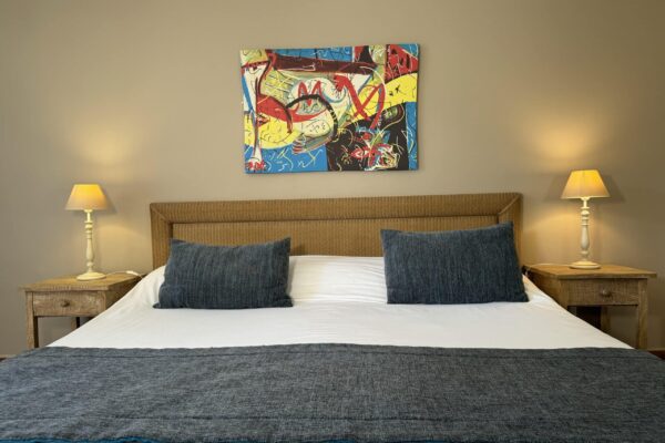 Bett Standard Doppelzimmer Hotel Cassis