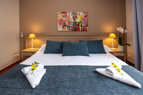 Bett Schlafzimmer Suite Duplex Hotel Cassis